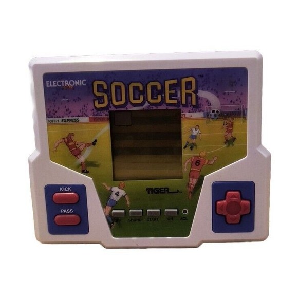 Soccer LCD Tiger Electronic Handheld Game Tested and Working 1988 - Picture 1 of 9